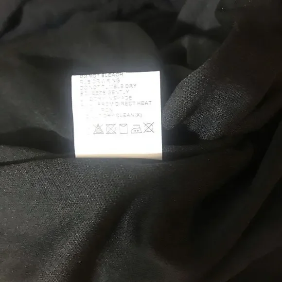 NEW! Just Quella Women Black Vinyl Skirt-M (8-10) - Picture 6 of 7